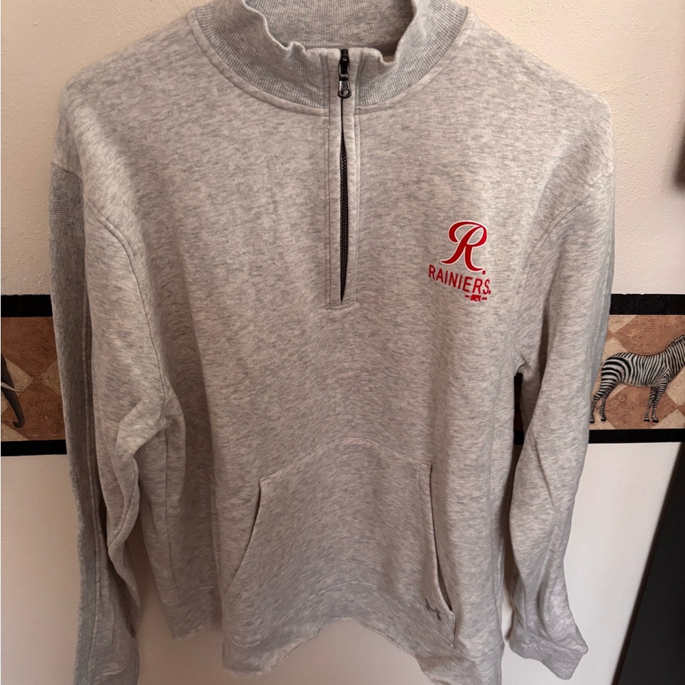 Women’s UnderArmor Rainiers Baseball 1/4 zip -Medium
